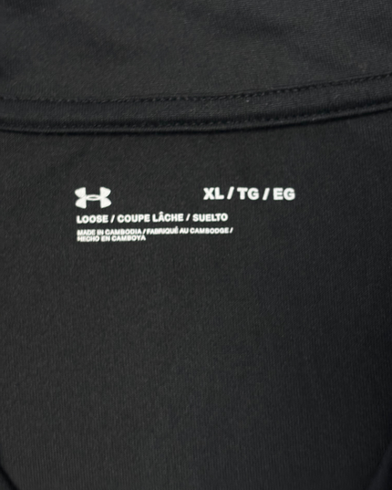 Under Armour Loose Fit Black Quarter-Zip Training Pullover