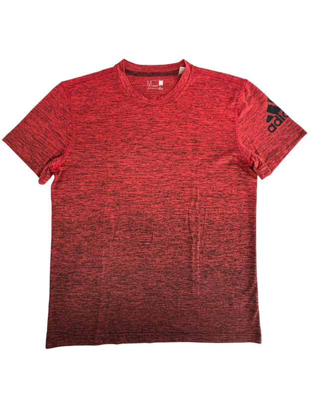 Adidas Climalite Red Heathered Performance Training T-Shirt - M