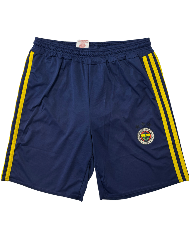 Adidas Fenerbahçe SK Navy Blue 3-Stripes Football Shorts
