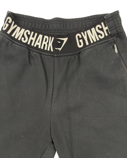 Gymshark Black Logo Waistband Joggers - XS | Waist: 26"