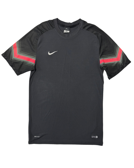 Nike Team Dri-FIT Authentic Training Black/Grey with Red Accents Shirt