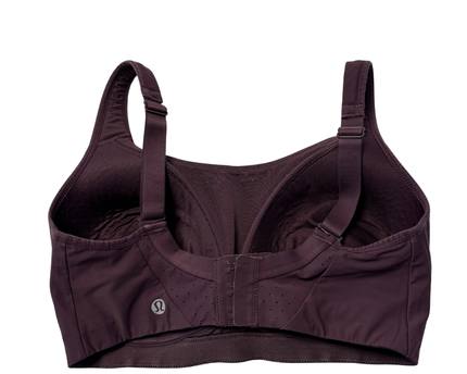 Lululemon Maroon High Support Adjustable Sports Bra