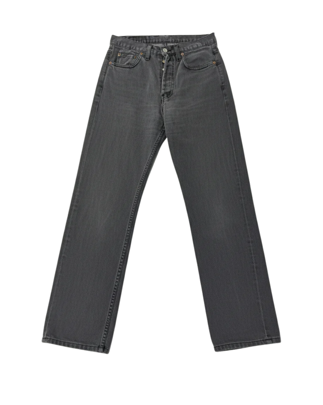 Levi's 501 Grey Textured Straight Leg Jeans