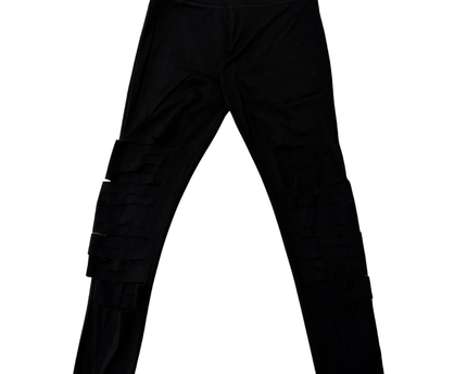 PINK Victoria's Secret Black Ultimate High Waist Cut-Out Leggings