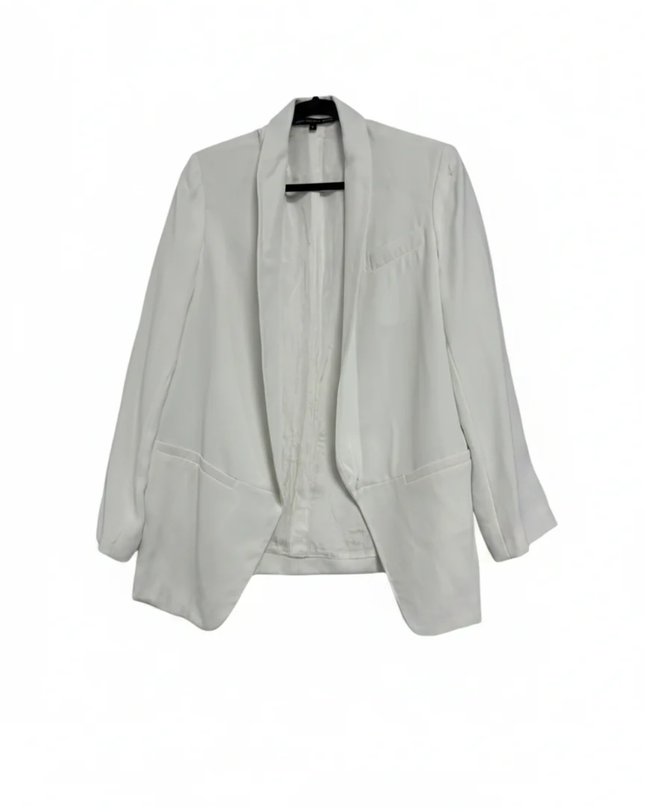 Betty Jackson. Black White Shawl Lapel Blazer
