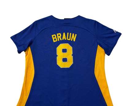 Majestic Blue Milwaukee Brewers Cooperstown Collection Baseball Jersey