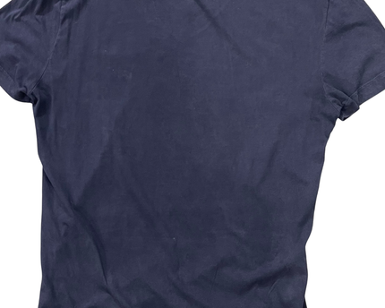 Lacoste Navy Blue V-Neck Pima Cotton T-Shirt