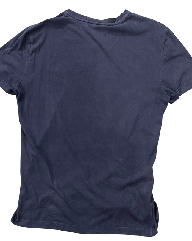 Lacoste Navy Blue V-Neck Pima Cotton T-Shirt