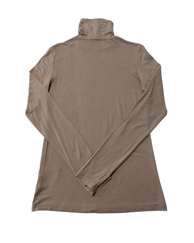 H&M Beige Turtleneck Long Sleeve Top