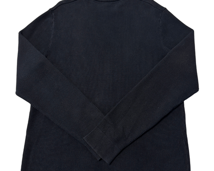 ONLY & SONS Navy Blue Ribbed Crewneck Knit Sweater
