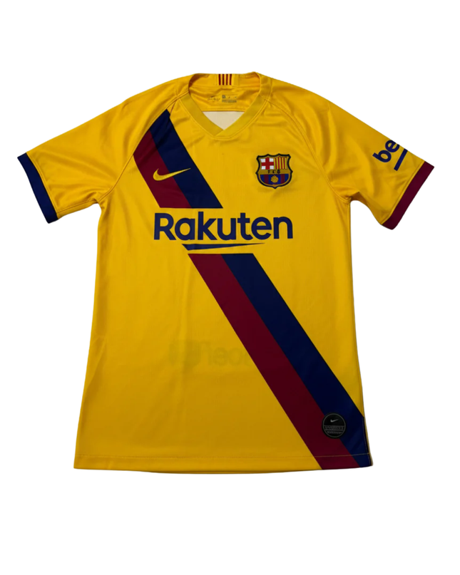 FC Barcelona Yellow 2019/20 Away Football Jersey