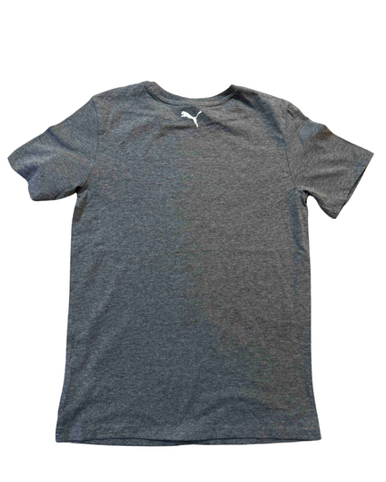 Puma Vertical Logo Charcoal Heather T-Shirt - XS | With Tags