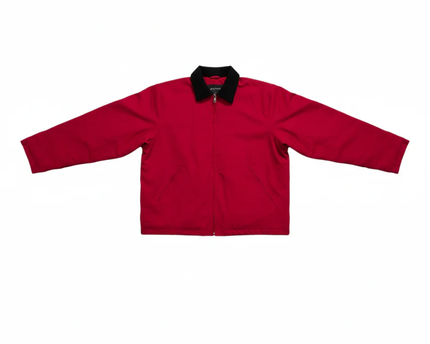 Reworked Carhartt Red Detroit Style Workwear Jacket