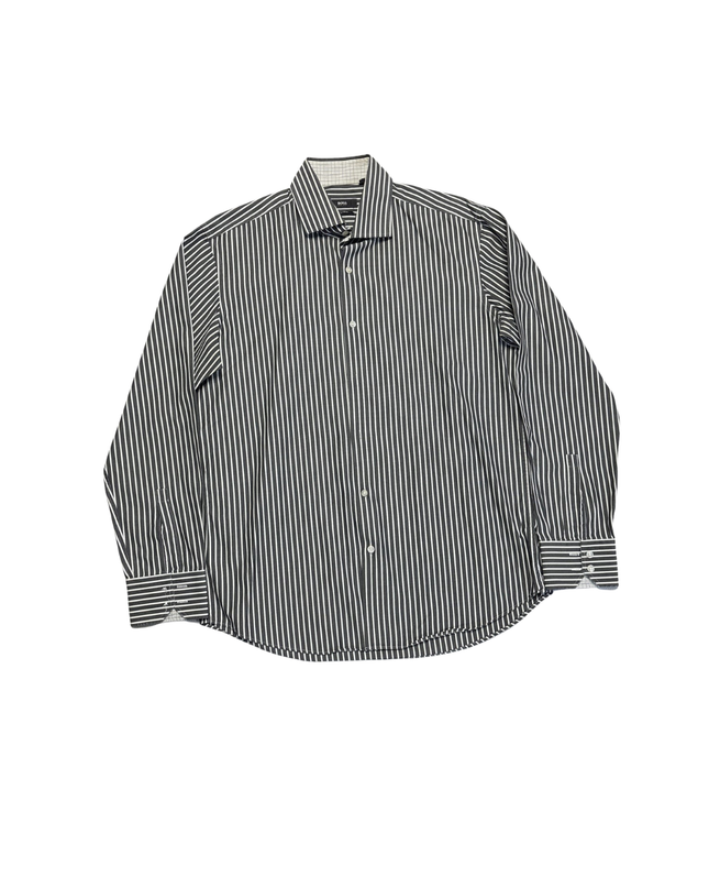 BOSS Black Striped Shirt