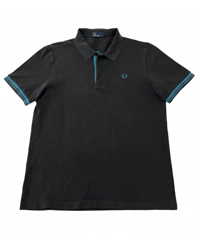 Fred Perry Black Twin Tipped Polo Shirt