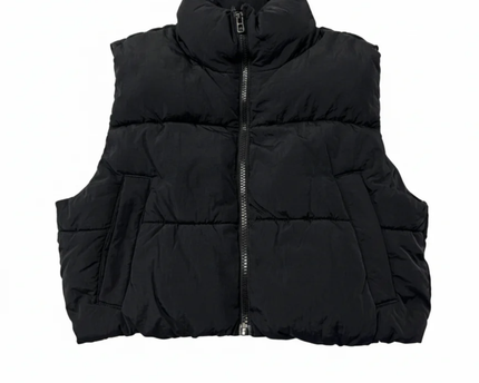 H&M Divided Black Puffer Vest