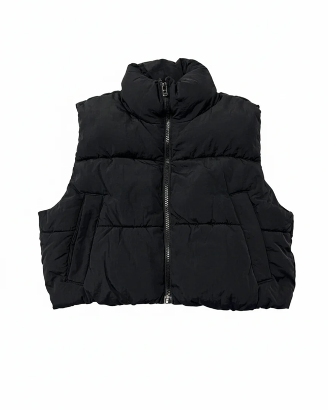 H&M Divided Black Puffer Vest