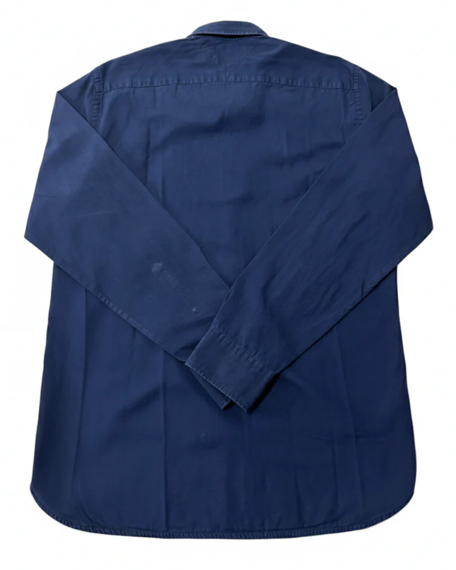 Tommy Hilfiger Navy Blue Long-Sleeve Button-Down Shirt