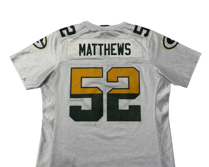 NFL Green Bay Packers Matthews #52 White Jersey