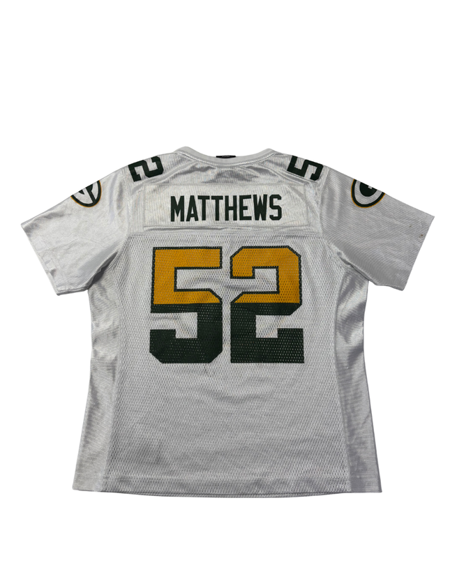 NFL Green Bay Packers Matthews #52 White Jersey
