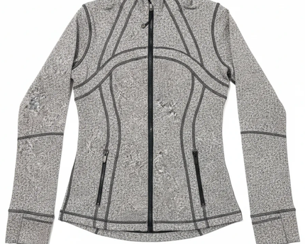 Lululemon Grey Marl Full Zip Define Sports Jacket