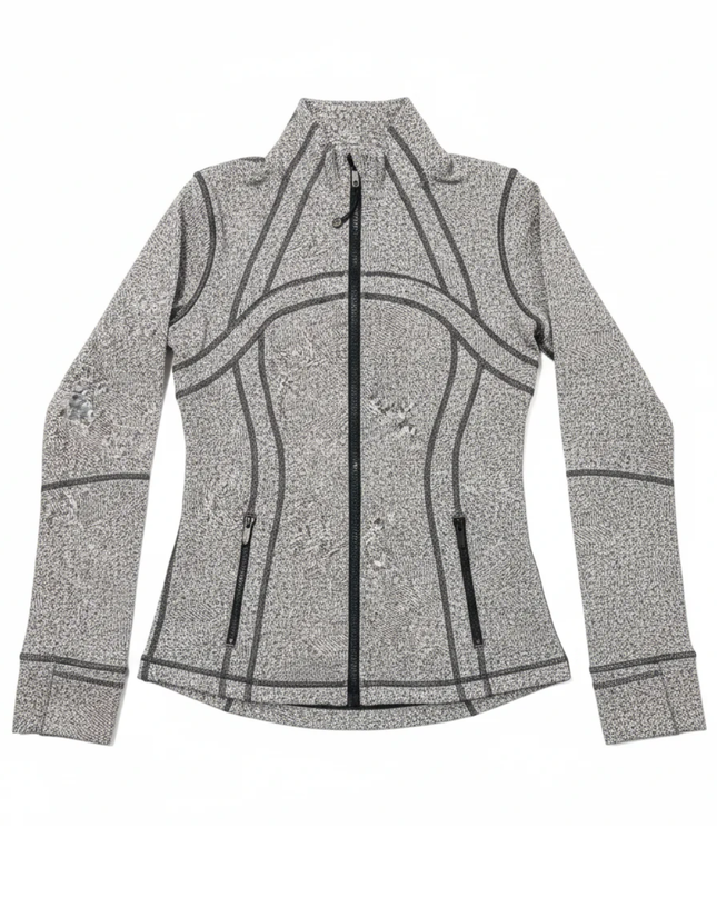Lululemon Grey Marl Full Zip Define Sports Jacket
