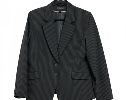 H&M Black Pinstripe Blazer