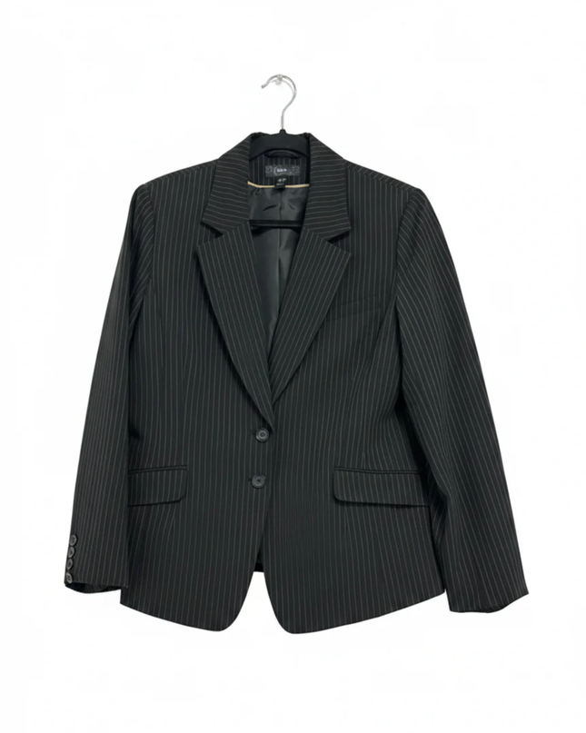 H&M Black Pinstripe Blazer