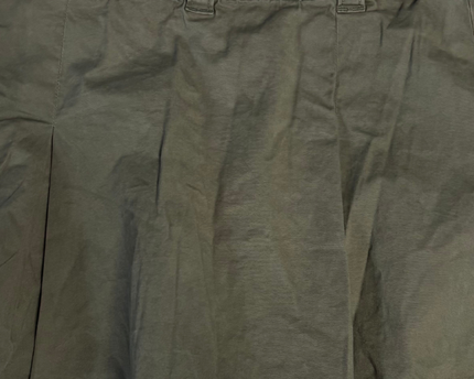 Abercrombie & Fitch Olive Green Pleated Skort Shorts