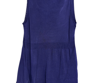 Burberry London Purple Sleeveless Knit Tunic Top