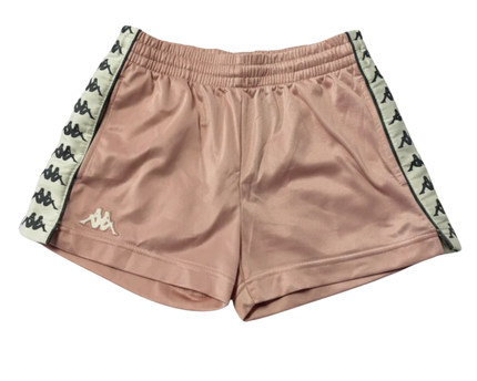 Kappa Pink Logo Tape Athletic Shorts