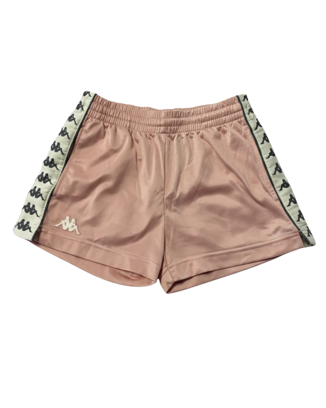 Kappa Pink Logo Tape Athletic Shorts
