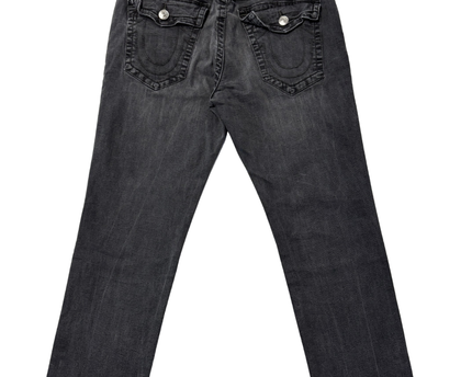 True Religion Rocco Relaxed Skinny Black Jeans