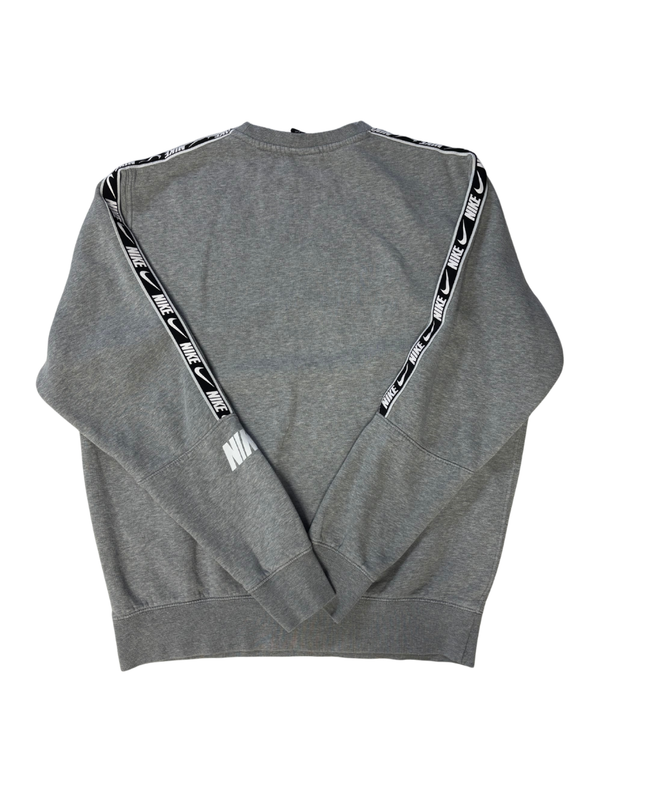Nike Grey Tape Sleeve Crewneck Sweatshirt