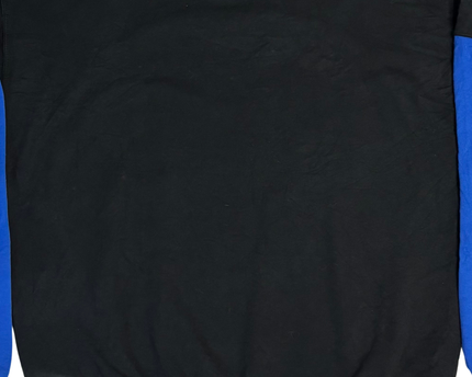 Stussy Black and Blue Two-Tone Logo Sweatshirt