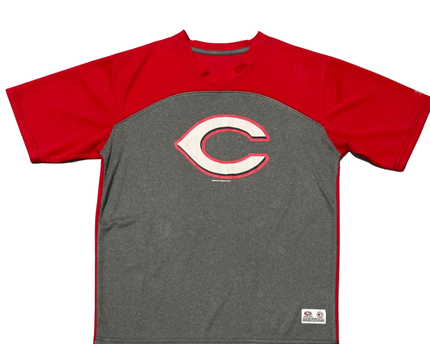 True Fan Red and Grey Sports T-Shirt
