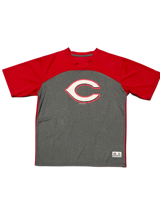 True Fan Red and Grey Sports T-Shirt