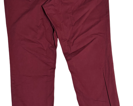 Michael Kors Burgundy Parker Slim Fit Pants