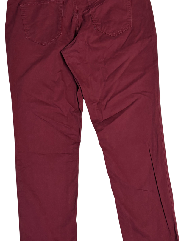 Michael Kors Burgundy Parker Slim Fit Pants