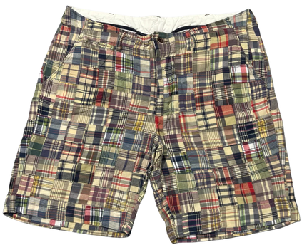 Polo Ralph Lauren Multicolor Patchwork Madras Plaid Shorts