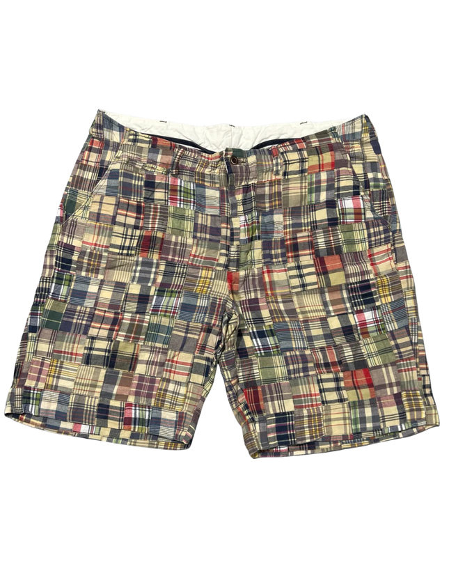 Polo Ralph Lauren Multicolor Patchwork Madras Plaid Shorts