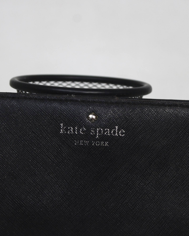 Kate Spade Black Saffiano Leather Clutch Wallet