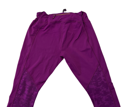 Lululemon Purple Mid-Rise High-Performance Cropped Athletic Leggings