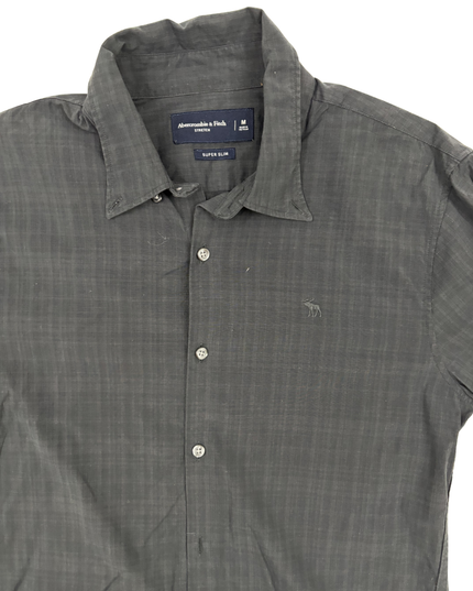 Abercrombie & Fitch Black Super Slim Stretch Shirt - S