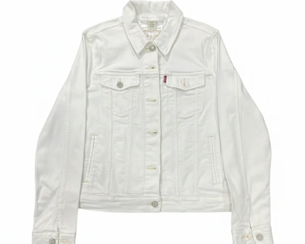 Levi's White Denim Trucker Jacket