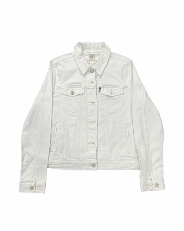 Levi's White Denim Trucker Jacket