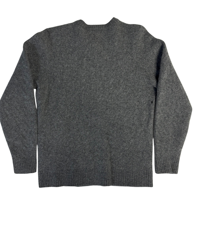 Lacoste Grey Pure New Wool Crewneck Sweater