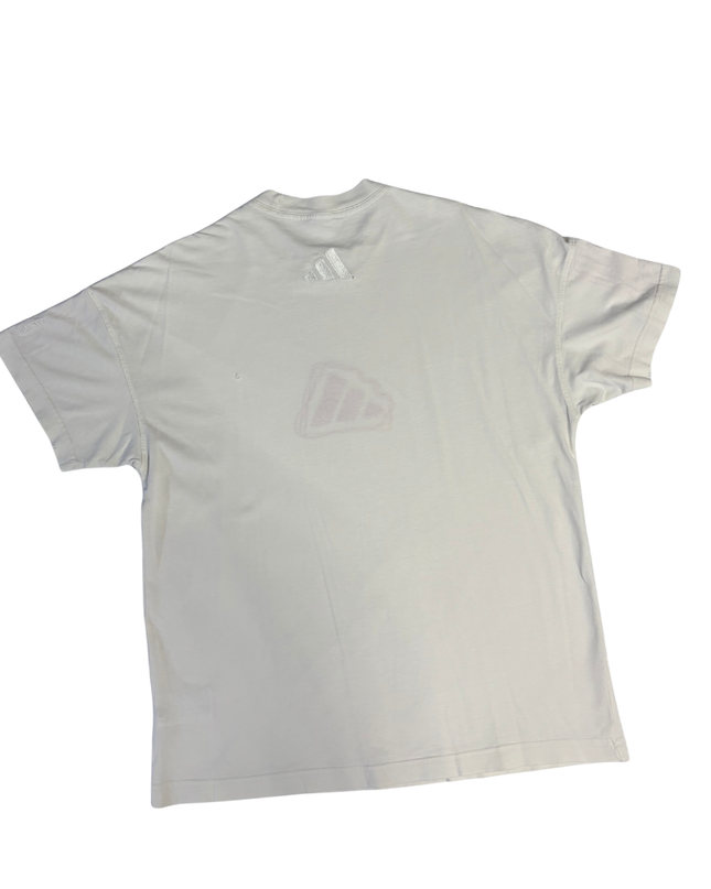 Adidas Cream Graphic Logo T-Shirt