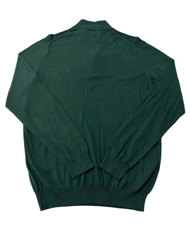U.S. Polo Assn. Green Quarter-Zip Knit Sweater