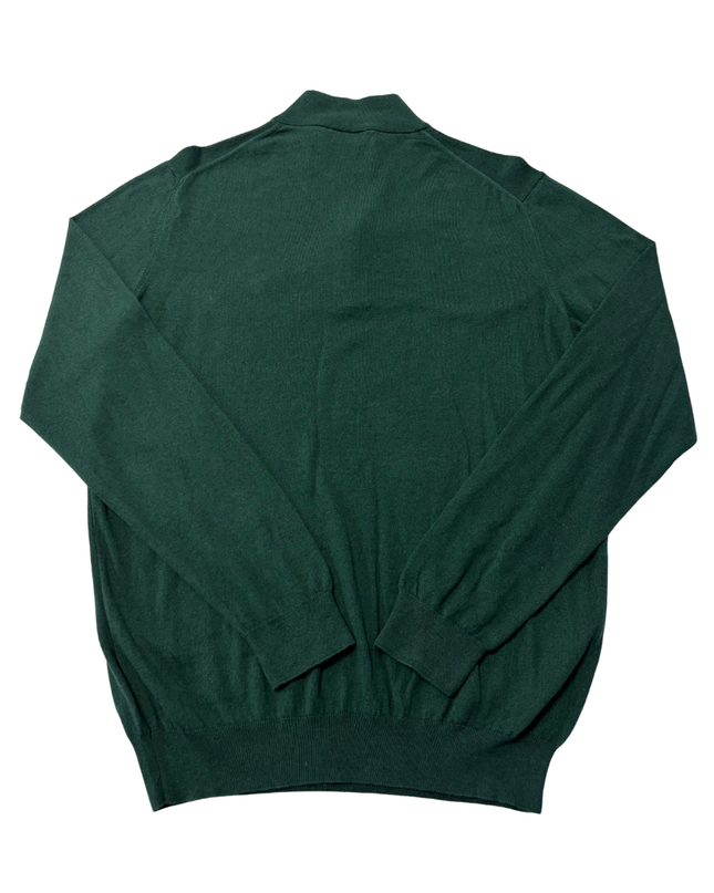 U.S. Polo Assn. Green Quarter-Zip Knit Sweater
